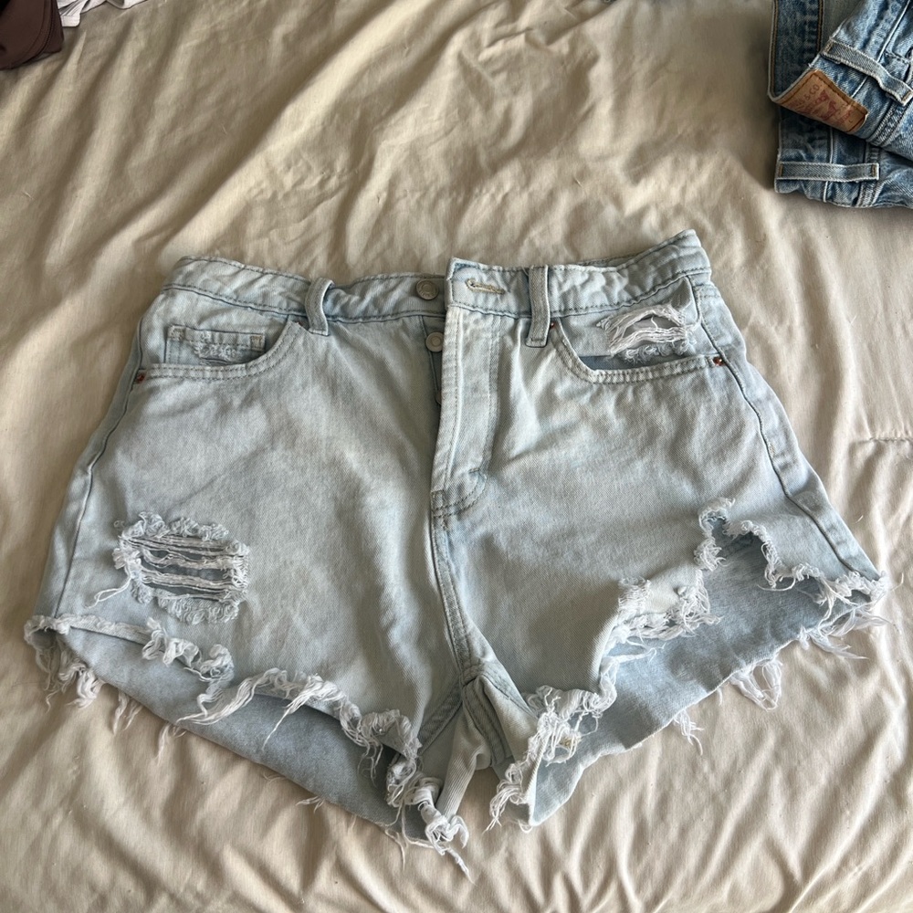 Wild Fable Light Wash Ripped Jean Shorts